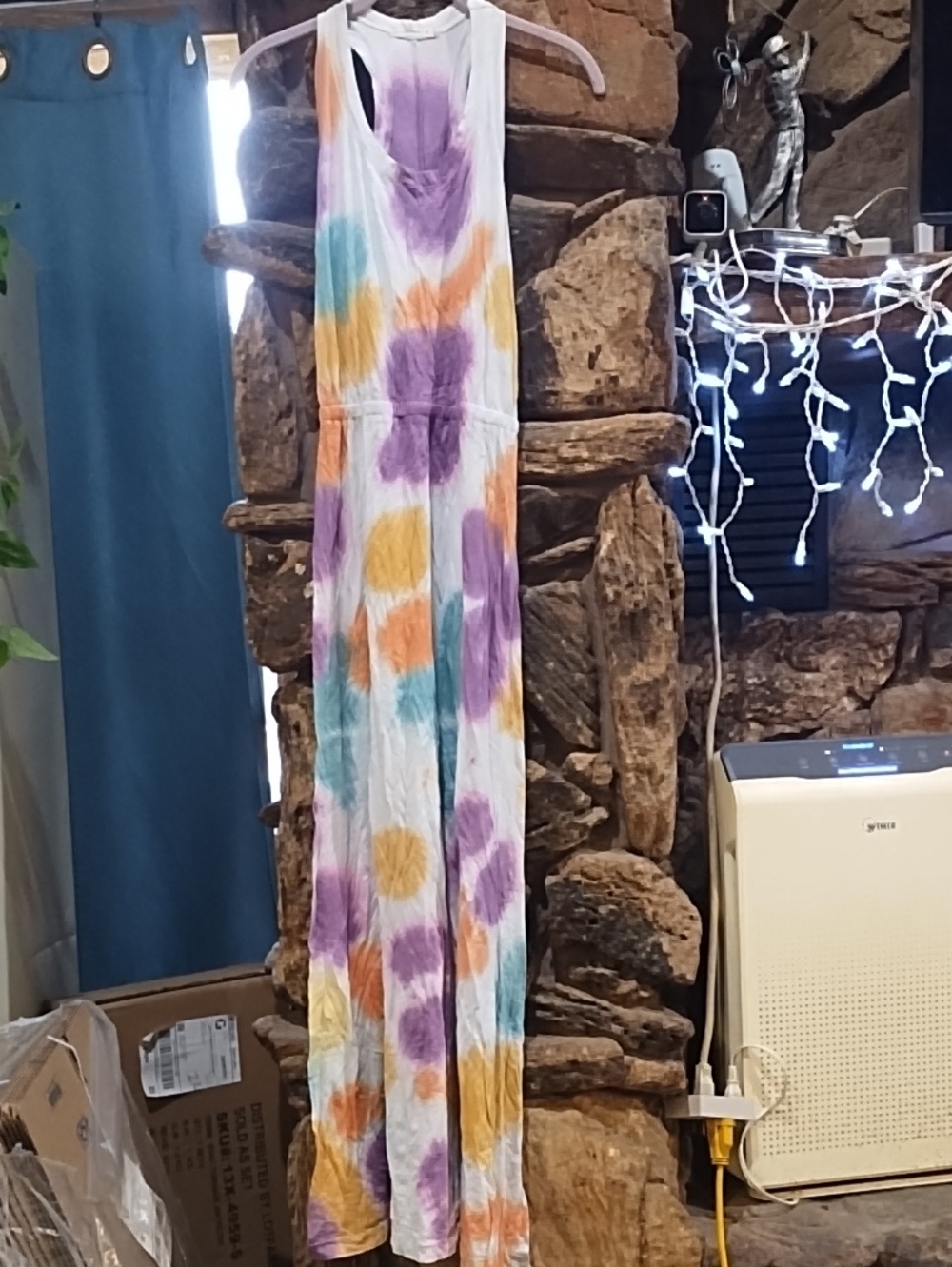 Alternative White Tee Dress with Subtle Pink Gradient